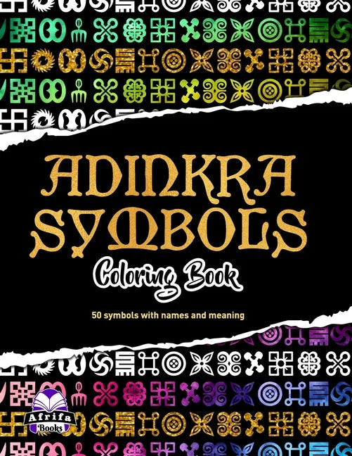 Adinkra Symbols: Coloring Book - Paperback