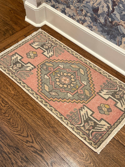 2 of 2 Matching Oushak Mats