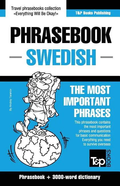 English-Swedish phrasebook and 3000-word topical vocabulary - Paperback