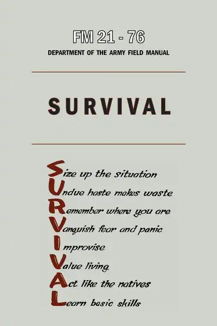 U.S. Army Survival Manual FM 21-76 - Paperback