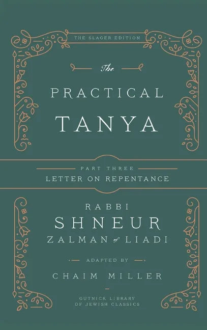 The Practical Tanya - Part Three - Letter On Repentance - Hardcover