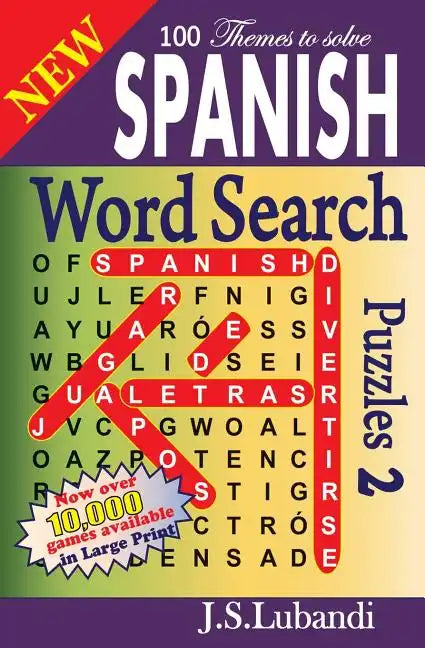 New Spanish Word Search Puzzles 2 - Paperback