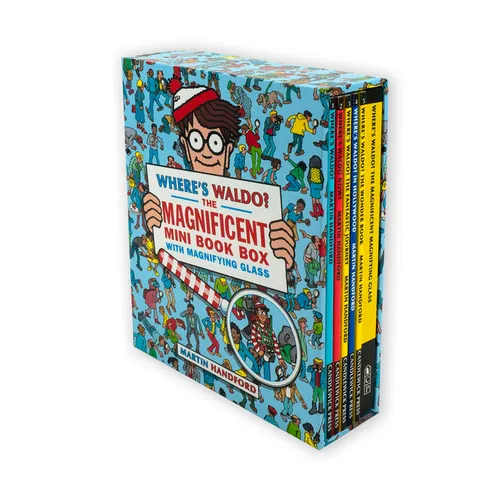 Where's Waldo? the Magnificent Mini Boxed Set: (A Compact, Travel-Sized Box Set of 5 Hidden Object Activity Books, Packed with Search & Find Puzzle Ad - Boxed Set