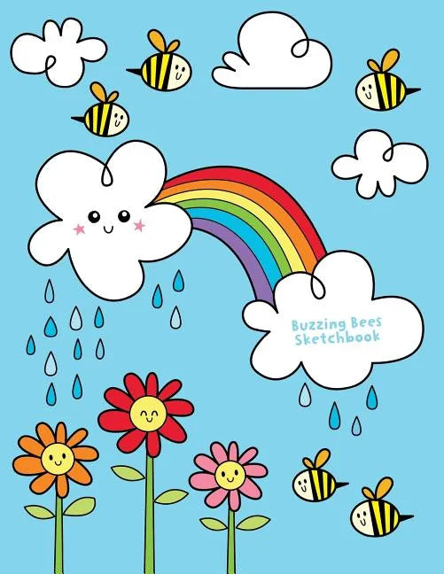 Buzzing Bees Sketchbook: Jumbo Drawing Pad For Sketching, Doodling And Coloring - Paperback