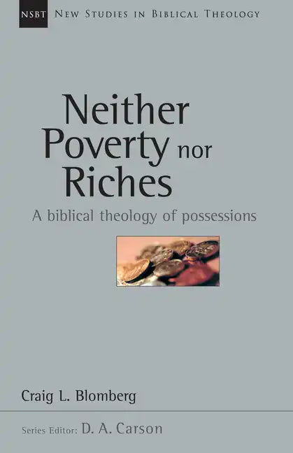 Neither Poverty Nor Riches: A Biblical Theology of Possessions - Paperback
