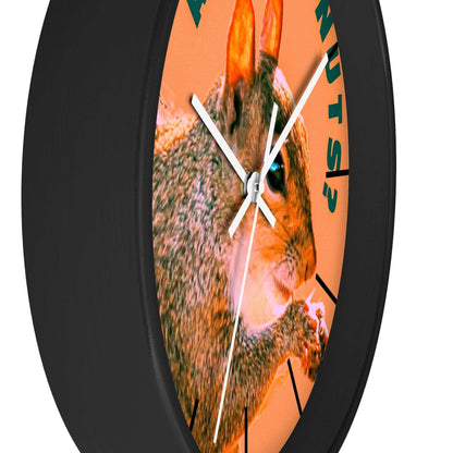 Are You Nuts? Squirrel Wall Clock