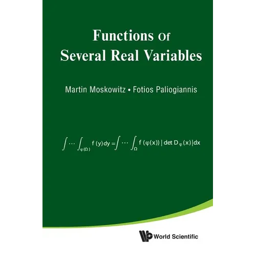 Functions of Several Real Variables - Paperback