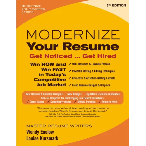 Modernize Your Resume: Get Noticed ... Get Hired - Paperback