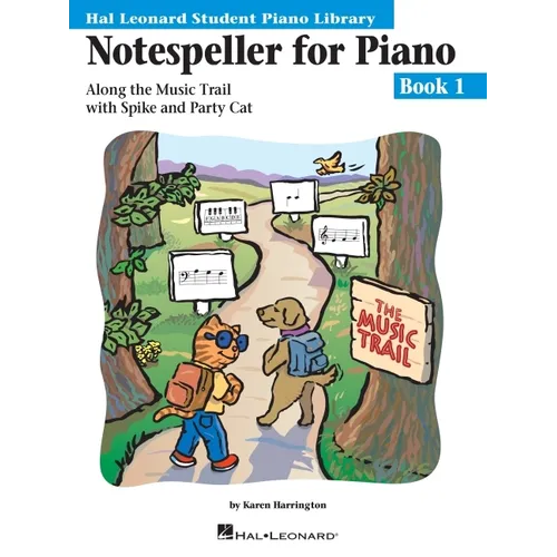 Notespeller for Piano - Book 1 Beginner Piano Workbook for Kids and Students Learn Treble and Bass Staff Note Reading with Fun Activities Music Theory - Paperback