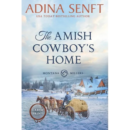 The Amish Cowboy's Home (Large Print) - Paperback