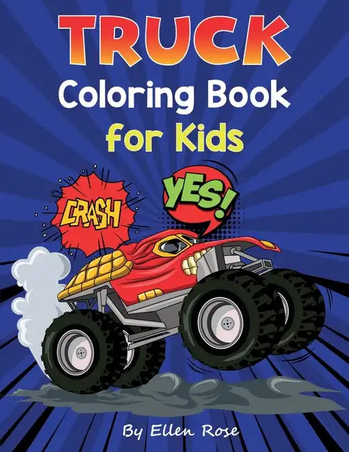 Truck Coloring Book for Kids - Paperback
