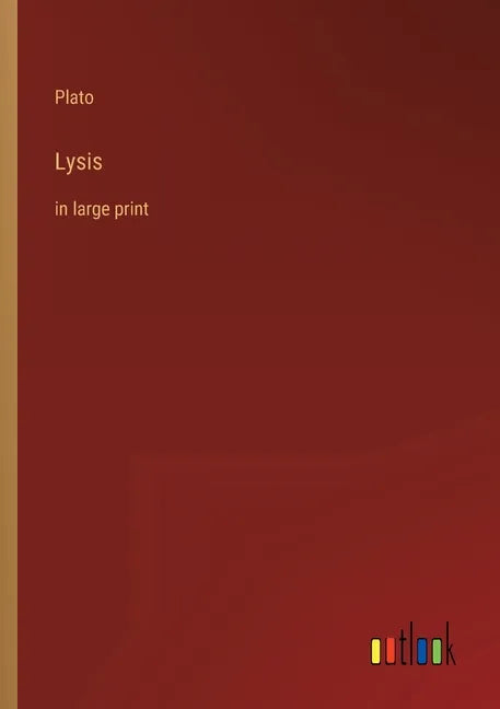 Lysis: in large print - Paperback