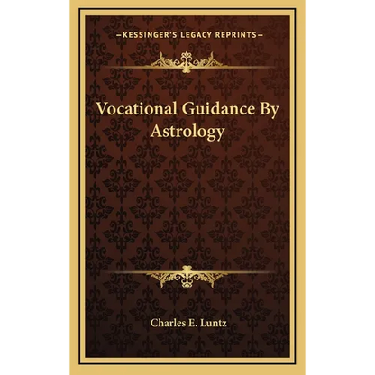Vocational Guidance By Astrology - Hardcover