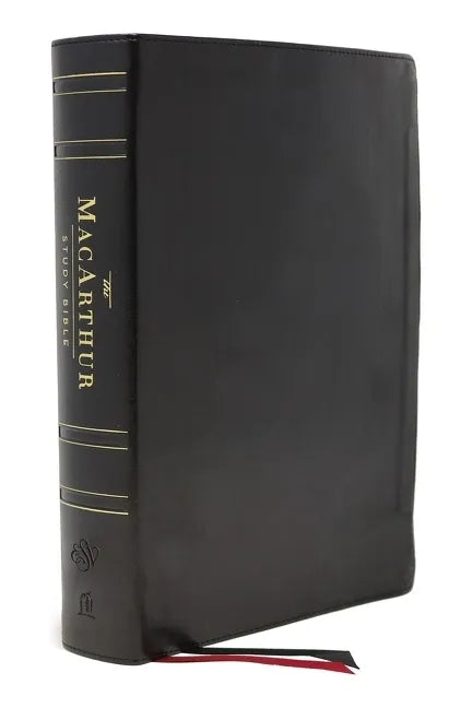 Esv, MacArthur Study Bible, 2nd Edition, Genuine Leather, Black, Thumb Indexed: Unleashing God's Truth One Verse at a Time - Leather