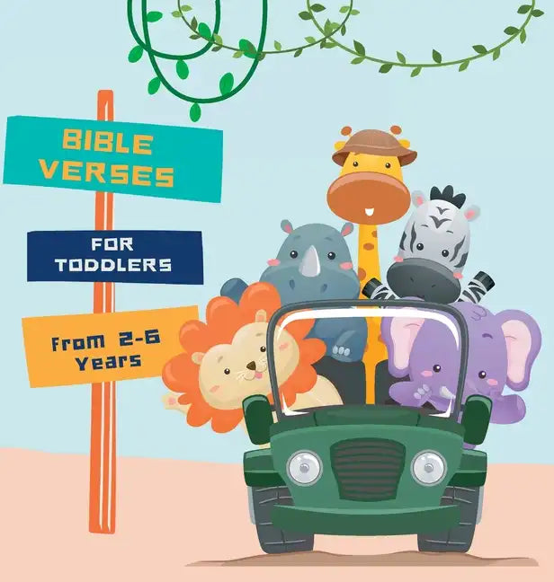 Bible Verses for Toddlers from 2-6 years old - Hardcover