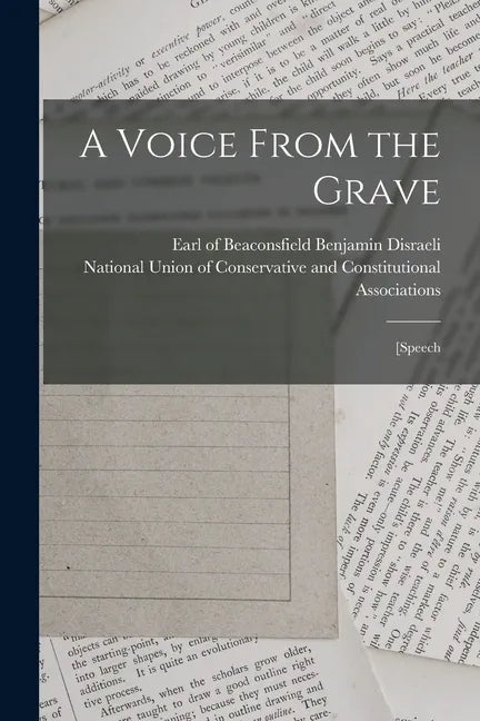 A Voice From the Grave: [speech - Paperback