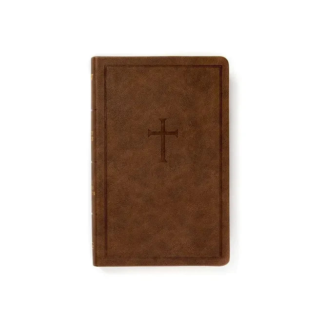 KJV Personal Size Bible, Brown Leathertouch - Imitation Leather