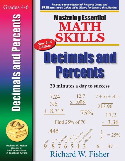 Mastering Essential Math Skills Decimals and Percents, 2nd Edition - Paperback