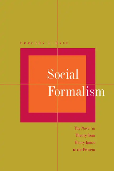 Social Formalism: The Novel in Theory from Henry James to the Present - Paperback