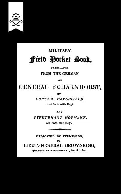 Military Field Pocket Book 1811 (Translation of General Scharnhorst) - Paperback