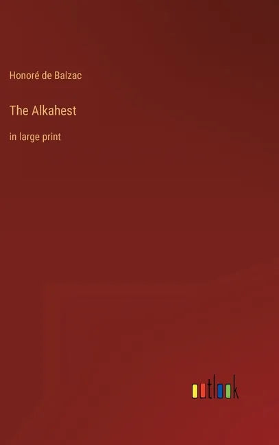 The Alkahest: in large print - Hardcover