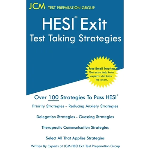 HESI Exit Test Taking Strategies - Paperback
