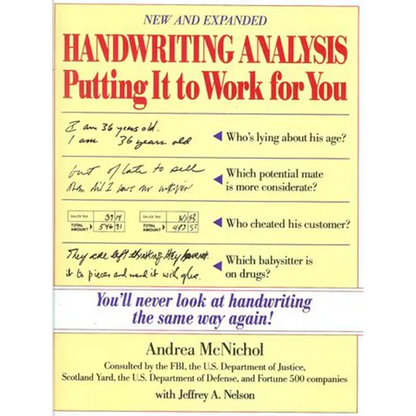 Handwriting Analysis: Putting It to Work for You - Paperback