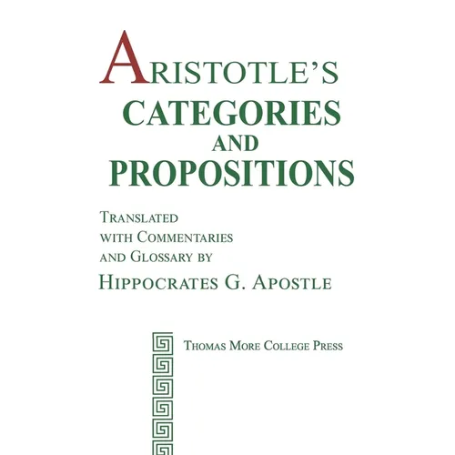 Aristotle's Categories and Propositions - Paperback
