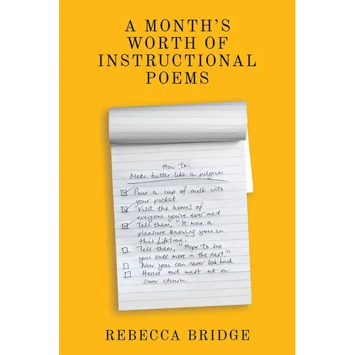 A Month's Worth of Instructional Poems - Paperback