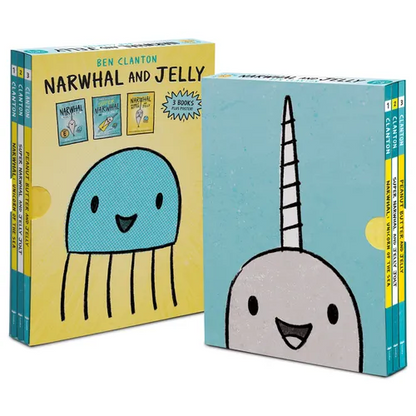 Narwhal and Jelly Box Set (Paperback Books 1, 2, 3, and Poster) - Paperback
