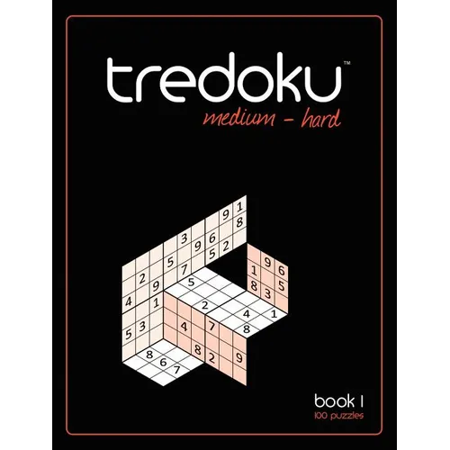 Tredoku - Medium-Hard 1 - Paperback