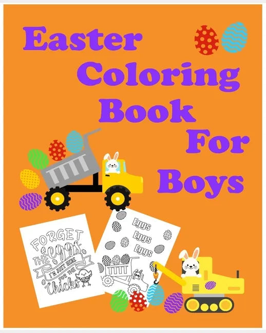 Easter Coloring Book For Boys - Paperback
