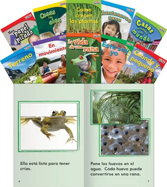Time for Kids(r) Informational Text Grade 1 Spanish Readers Set 1 10-Book Set - Paperback