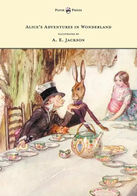 Alice's Adventures in Wonderland - Illustrated by A. E. Jackson - Hardcover