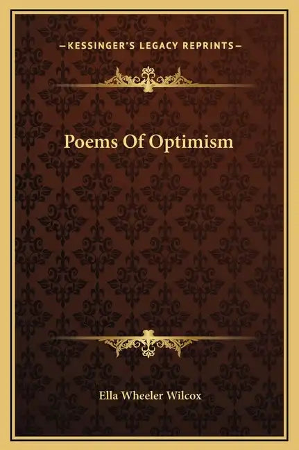 Poems of Optimism - Hardcover