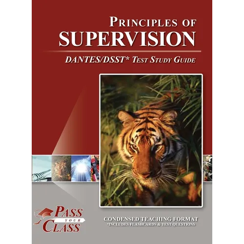 Principles of Supervision DANTES / DSST Test Study Guide - Hardcover