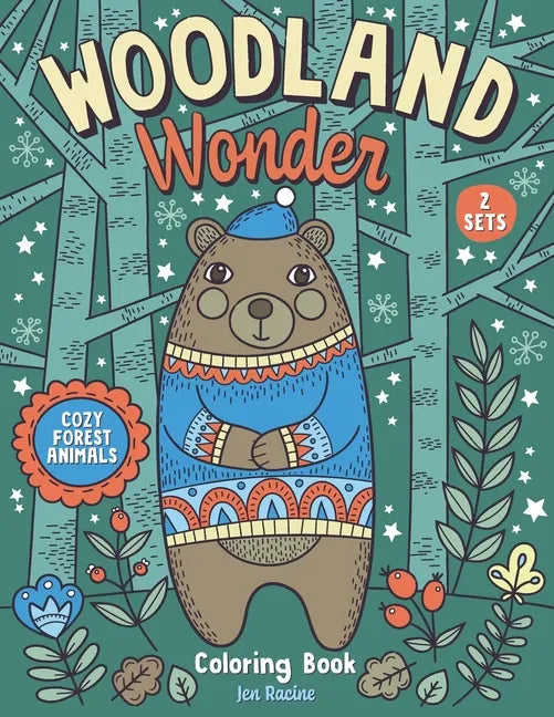 Woodland Wonder: Cozy Forest Animals Coloring Book - Paperback