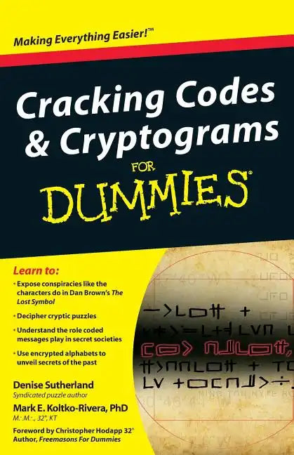 Cracking Codes and Cryptograms for Dummies - Paperback