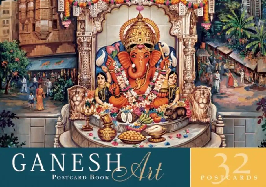 Ganesh Art Postcard Book - Novelty