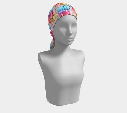 Colorful Design Know Your Worth Then Add Tax Long Scarf