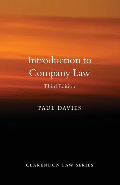 Introduction to Company Law - Paperback