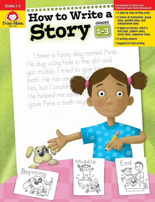 How to Write a Story, Grades 1-3 - Paperback
