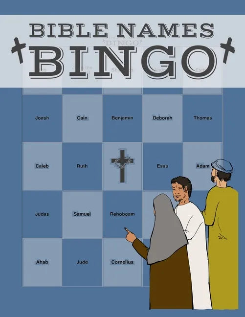 Bible Names Bingo Game Book: Youth Group Sunday School Church Group Christian Party Game - Paperback