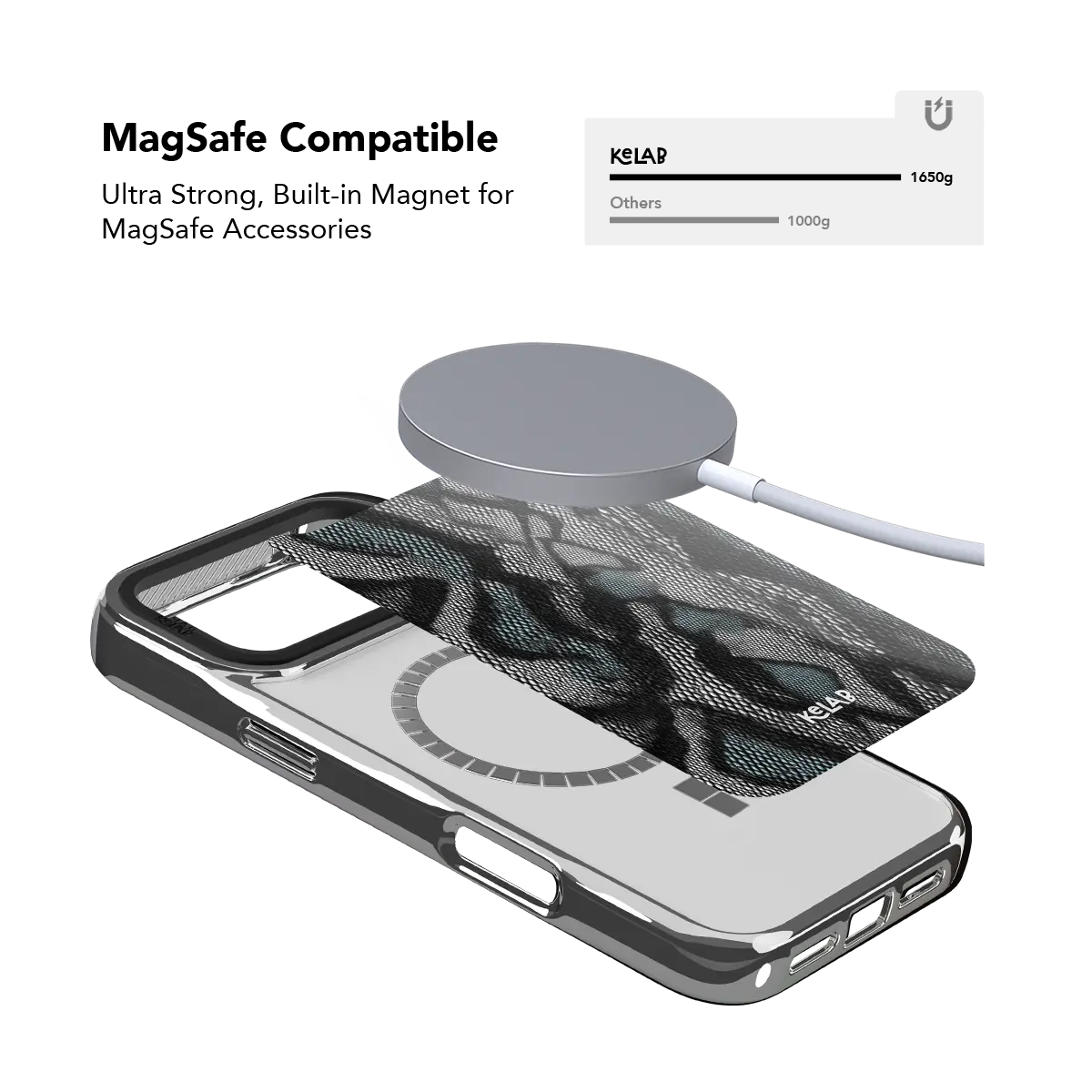 Viper Mesh | Teal Snakeskin iPhone Case
