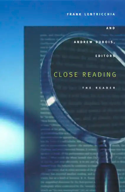 Close Reading: The Reader - Paperback