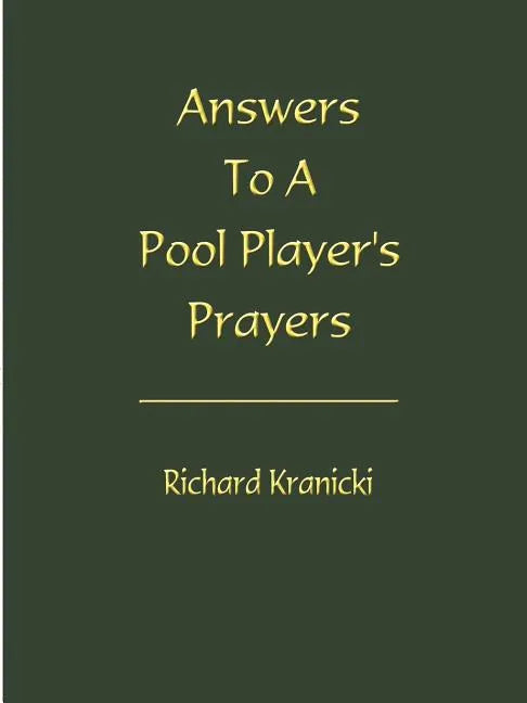 Answers to a Pool Player's Prayers - Paperback