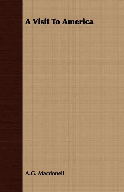 A Visit To America - Paperback