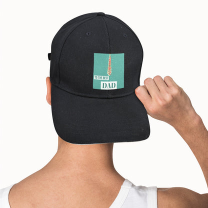 Best Dad Ever Polka Dots Sandwich Peak Cap (Made in USA)