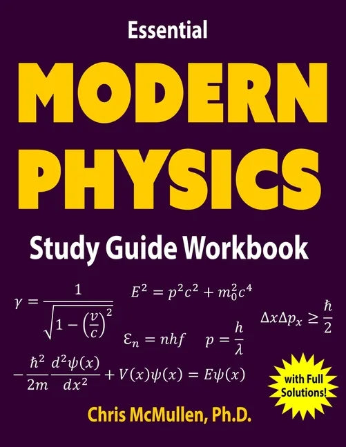Essential Modern Physics Study Guide Workbook - Paperback