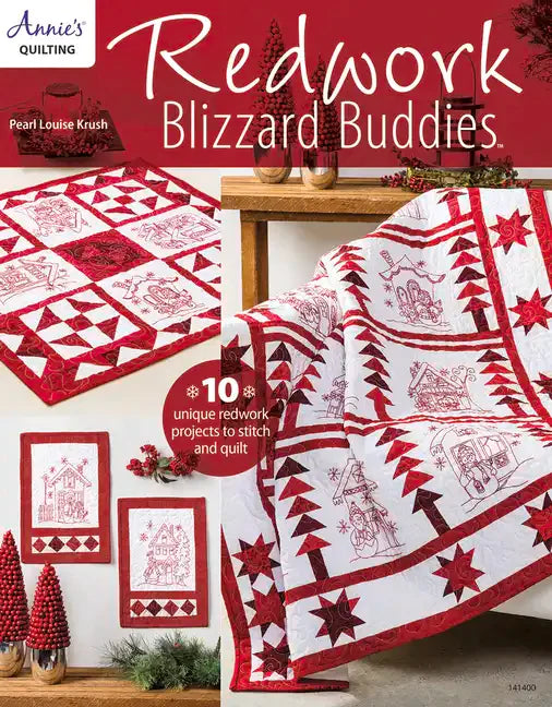 Redwork Blizzard Buddies - Paperback